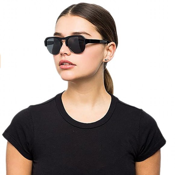 Hadid Eyewear Nomad Black Unisex Sunglasses - Picture 4 of 7